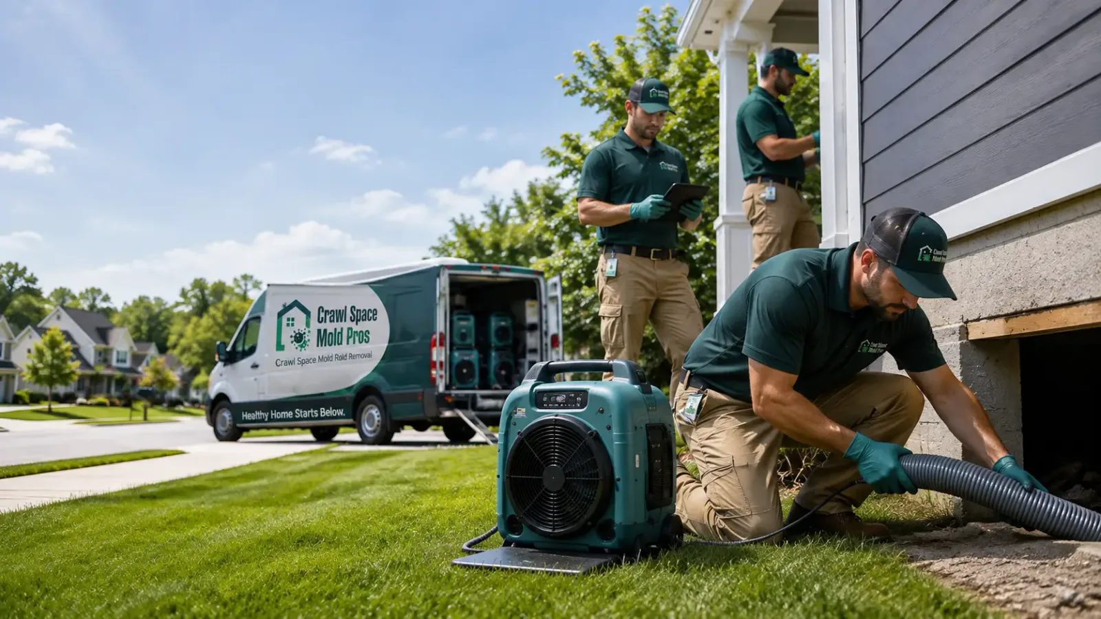Crawl Space Mold Removal in Edinburgh, IN